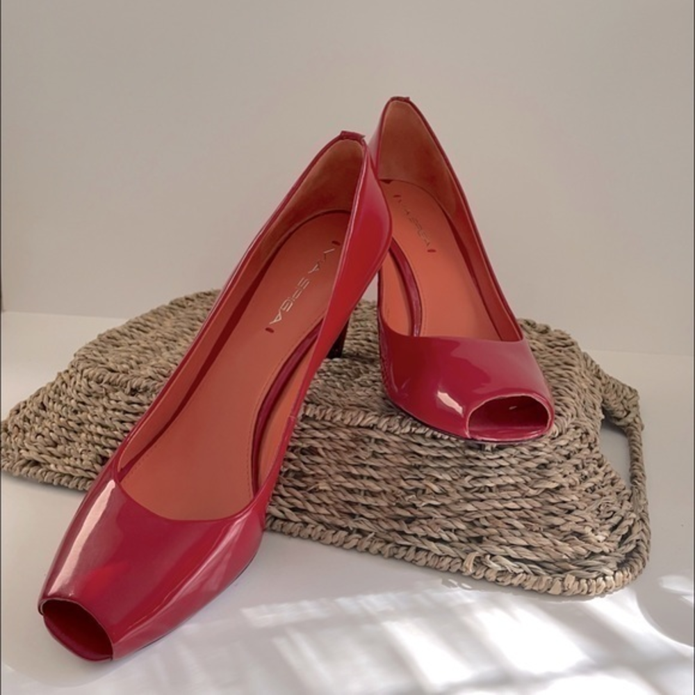 VIA SPIGA‎ AUTHENTIC RED PATENT LEATHER PUMPS size 9.5